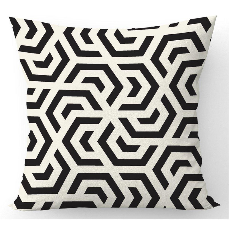 Rentz Geometric Square Cushion