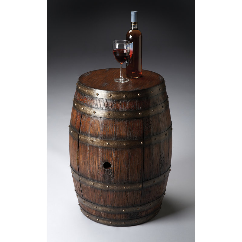Bloomingdale Barrel End Table, Mountain Lodge