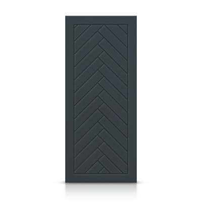 Hollow Paneled Painted without Installation Hardware Kit Slab Door