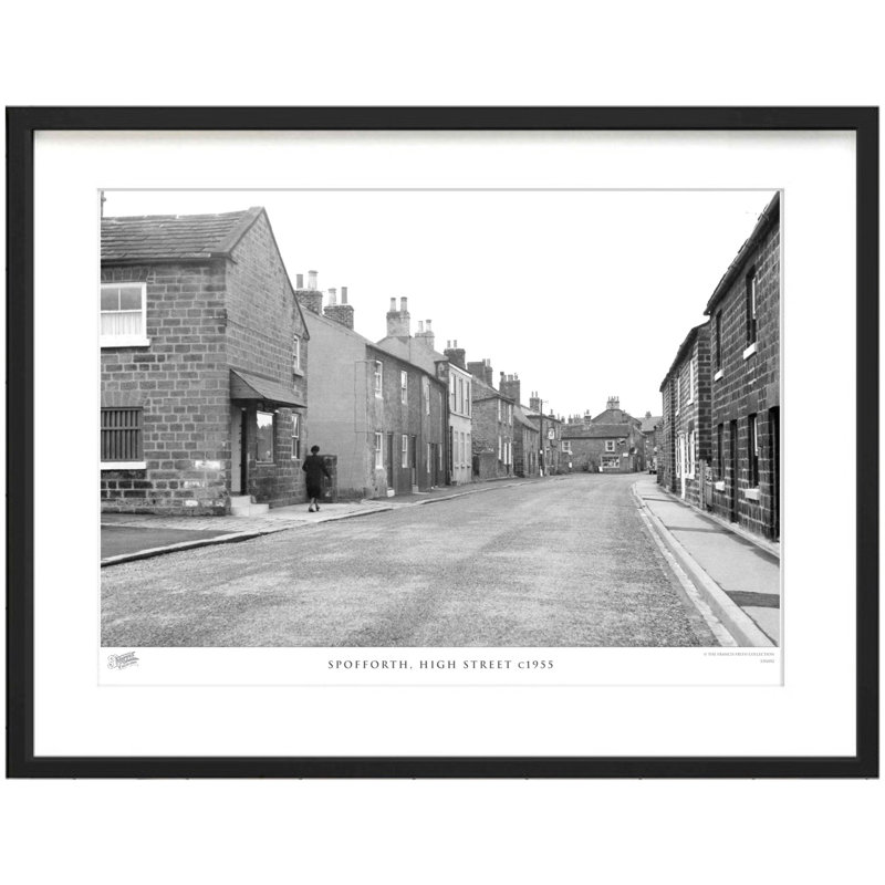 Spofforth, High Street C1955 1 Piece Single Picture Frame Wall Art, 60cm H x 80cm W x 2.3cm D