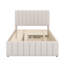 Lit plateforme double avec lit gigogne et tiroirs-2031344403