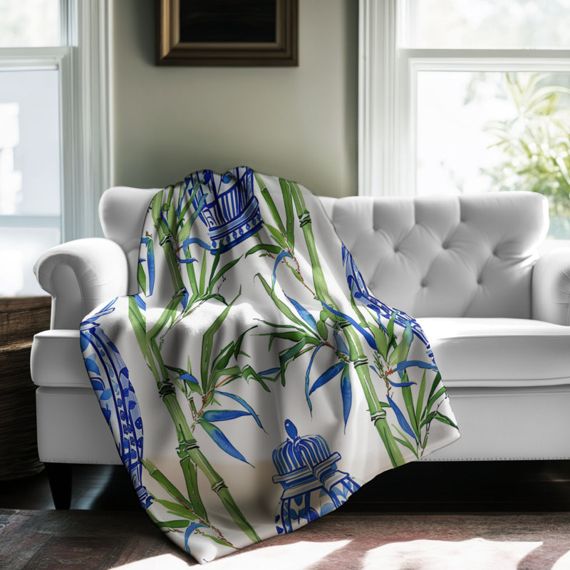 Bambou Serenity - 1 pièce Sherpa Premium, L 60 po x L 80 po
