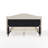 Martha Stewart Amelia Upholstered Platform Bed With Curved Headboard-97967493-97967494