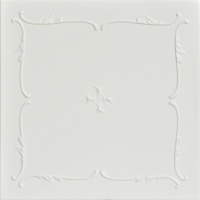 Spring Buds 1.6 ft. x 1.6 ft. Polystyrene Glue-up Ceiling Tile