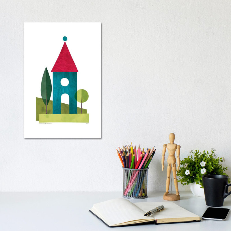 Houses by TomasDesign - Gallery-Wrapped Canvas Giclée on Canvas, Canvas, 20.32 cm H x 30.48 cm W