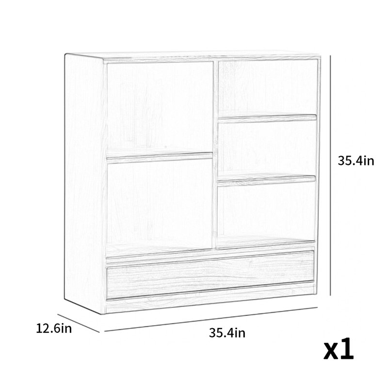 Armoire d'appoint moderne, simple et élégante