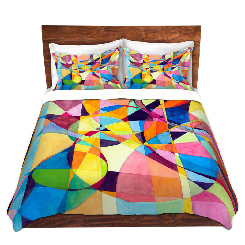 Ensemble de housse de couette en microfibre DiaNoche par Lorien Suarez - Geo Botanicals 10