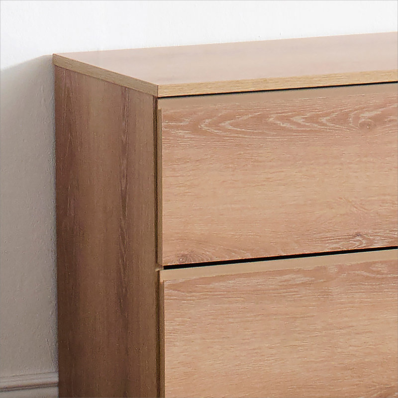 Devi Oak Wood Closet System, Oak