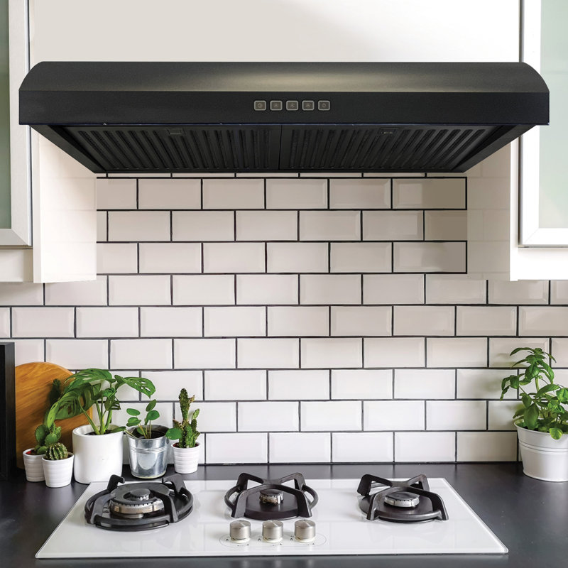 Under Cabinet Range Hood, Black