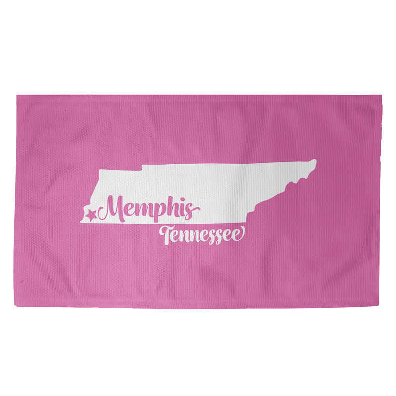 Tapis de zone rose memphis tennessee, Rectangle 2 pi x 3 pi