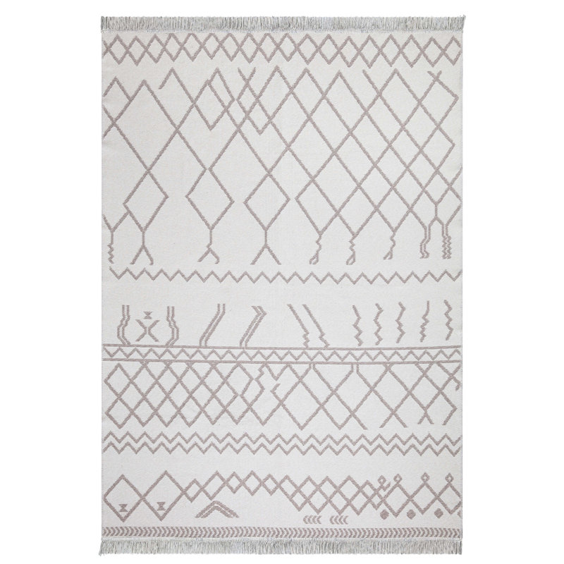 Schipper Cotton Argyle Indoor Rug, Rectangle 5'3" x 7'7"