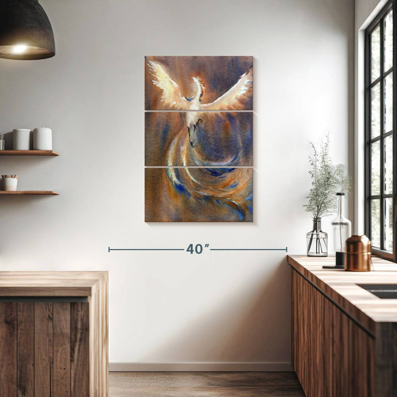Rising Phoenix, 38" H x 24" W