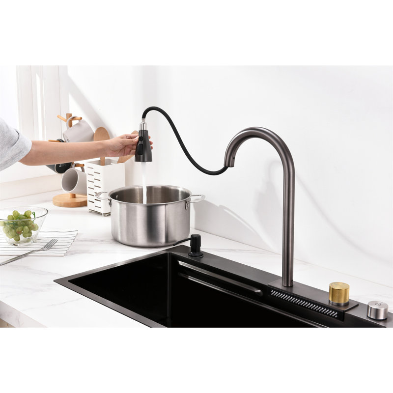 Waterfall Kitchen Sink