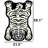 Monochrome Hunter Shaped Accent Rug