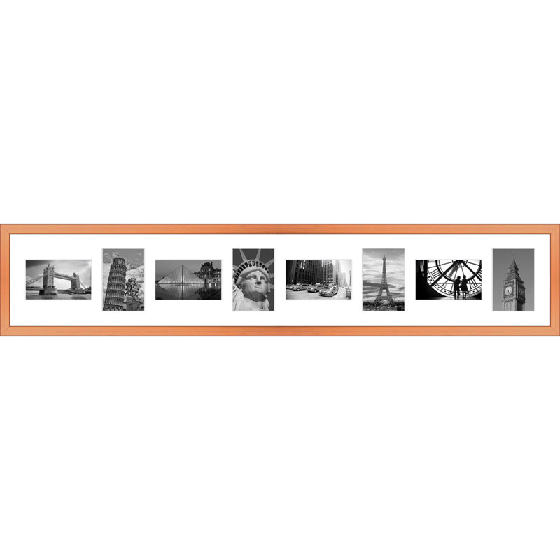 Lamisa Wood Picture Frame with Mat, Copper