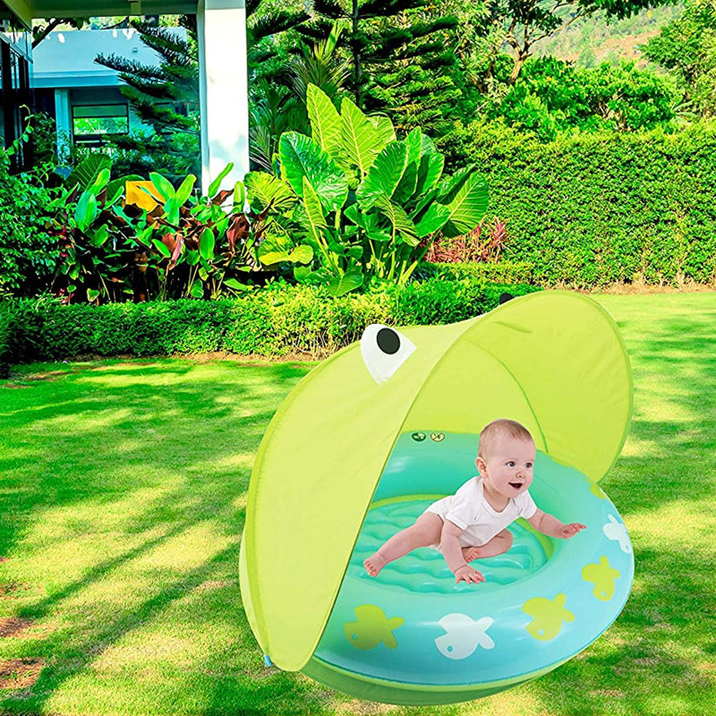 Plastic Round Kiddie Pool 6'' H x 7'' W x 11'' L