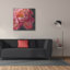 «Vivid Floral 1 C» par Danhui Nai, art mural sur toile