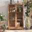 Vitrines en bois massif Burlywood