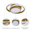 Modern 27cm Gold Round LED Ceiling Light