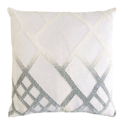 Net Linen Square Pillow Cover & Insert