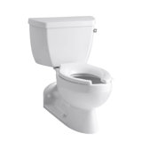 Barrington Two-Piece Elongated 1.0 GPF Toilet with Pressure Lite Flushing Technology and Left-Hand Trip Lever