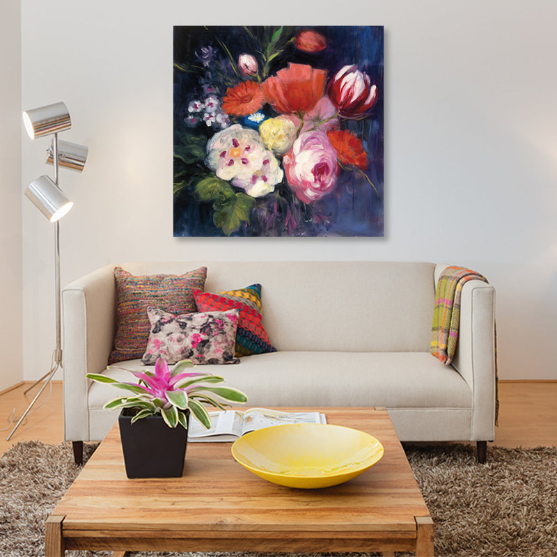 « fraîche cut », reproduction d’art sur toile, H 26 po x l 26 po x P 1,5 po, Toile tendue, Pas de tapis