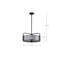 Luminaire suspendu tambour 4 lumières Malwine-88590727