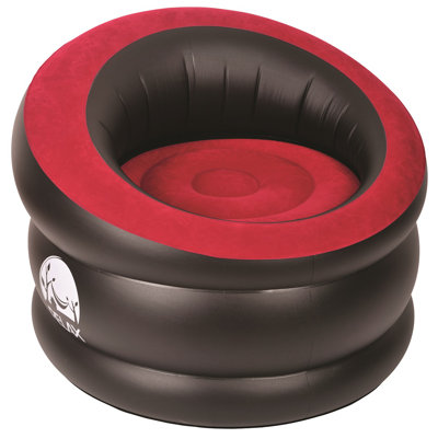 Fauteuil gonflable intérieur / extérieur 35 "Jet Black and Red" Relax