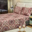 Drap-housse floral en microfibre / polyester-1717955742