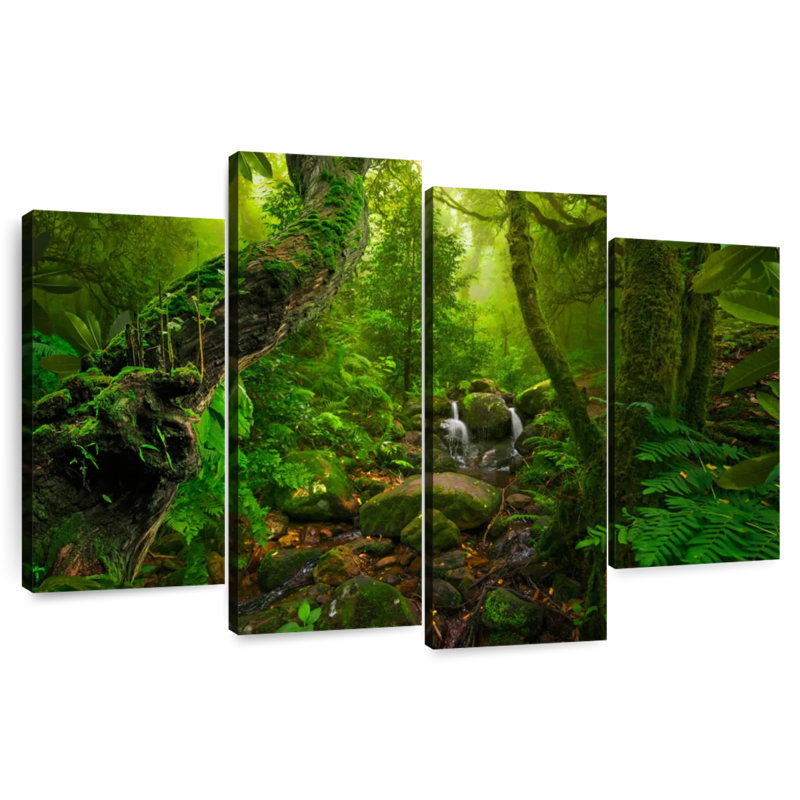 Paysage de forêt tropicale d'Alvord, H 32 po x l 52 po