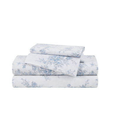 100% Cotton Standard Floral Sheet Set