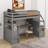 Loft Bed With Desk And Shelves-818878291-818878290