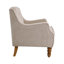 Fauteuil d'appoint, fauteuil de salon, ensemble de repose-pieds avec clous en laiton rétro, fauteuil capitonné capitonné-1678335994