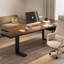 Bureau de direction en L en bois massif avec tiroirs-453040295-453040288
