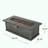 56" Rectangular MgO Concrete Propane Fire Pit