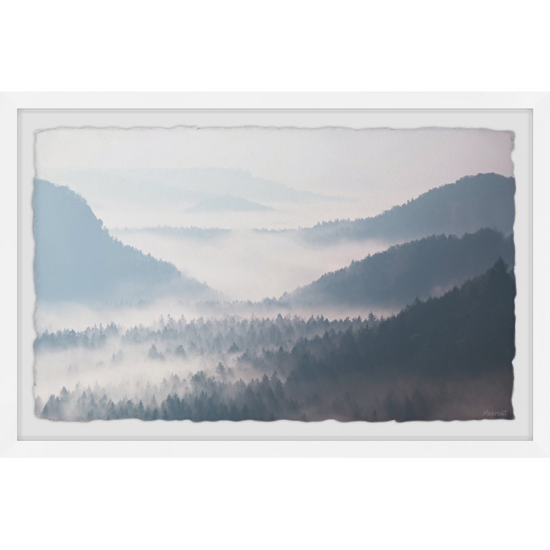 Perfect Winter Day 1 Piece Wall Art, 41cm H x 61cm W x 3.81cm D, White Picture Frame Paper
