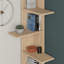 Saso Corner Bookcase 5-Tier Storage Unit-94884764