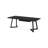 Black Rectangular Solid Wood Desks-107896493