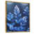 Toile avec cadre flottant or