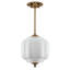 Suspension vintage en verre en forme de citrouille, plafonnier à intensité variable 3 couleurs avec ampoule DEL à culot E26-1690405523-1690405524-1690405525