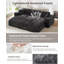 Canapé-lit modulaire surdimensionné 109 po Cloud Couch-1438995050