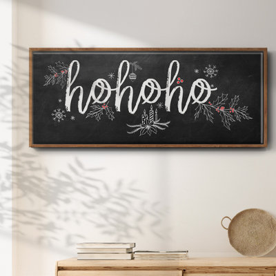Ho Ho Ho - Toile encadrée