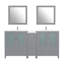 Ensemble de meuble-lavabo double 72 "avec miroir-27042723
