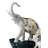 Celebration Elephants on Rock Figurine