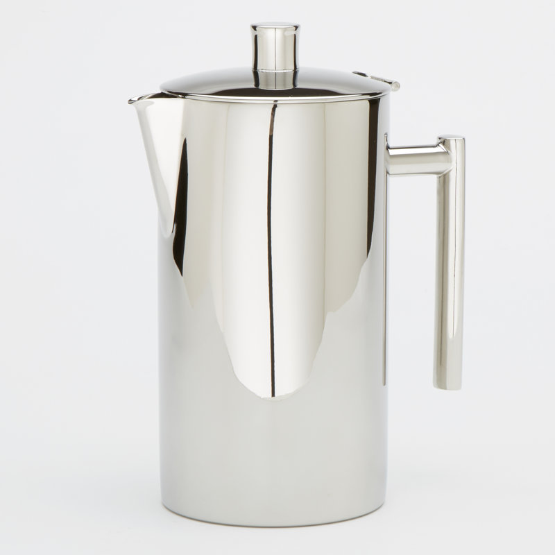 COFFEE POT, SS, DBWL, MIRROR, 50 OZ.