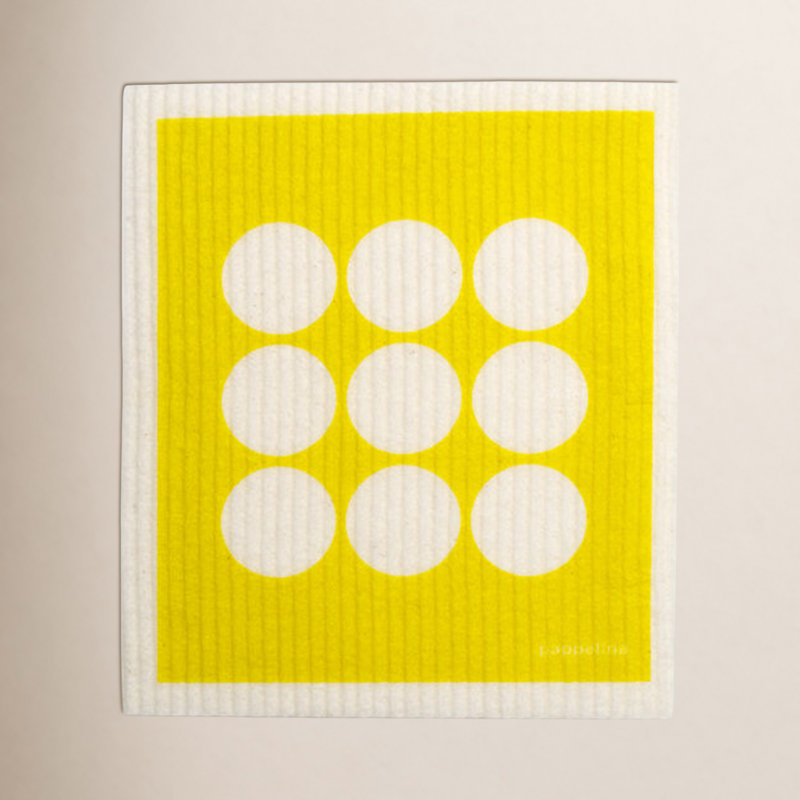 Linge à vaisselle suédois, Jaune