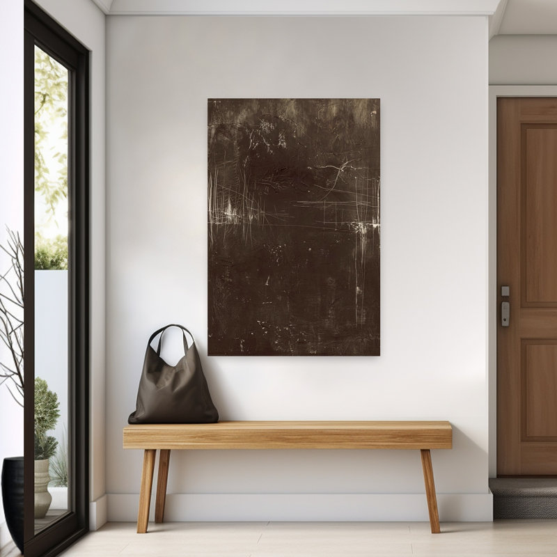 Simple Living 2, art abstrait minimaliste, H 60 po x l 40 po