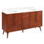 60" Novak Double Bathroom Vanity Set with Rectangular Undermount Sinks-93572552-79111939-79111937