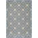 Hardrian Hooked Neutral/Blue Indoor/Outdoor Rug
