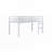Solid Wooden Twin Loft Bed with Ladder-1817497882